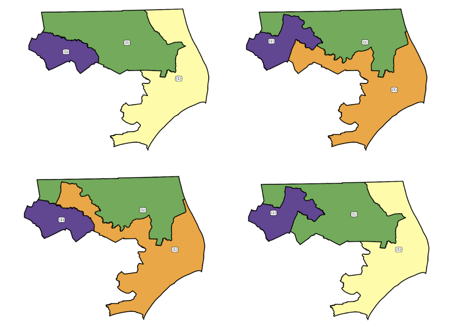 Race and County Clusters in North Carolina